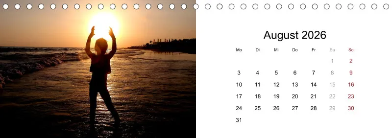 Tischkalender 2026