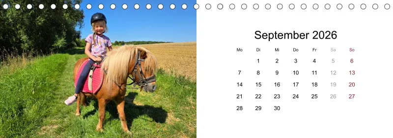Tischkalender 2026