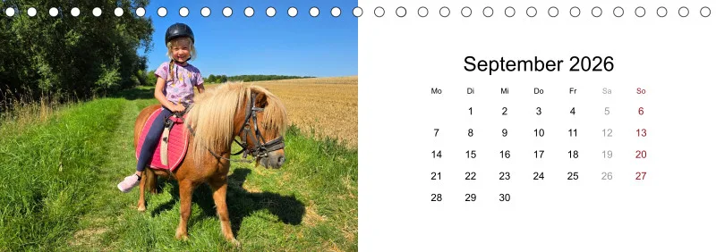 Tischkalender 2026