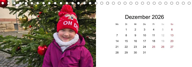 Tischkalender 2026