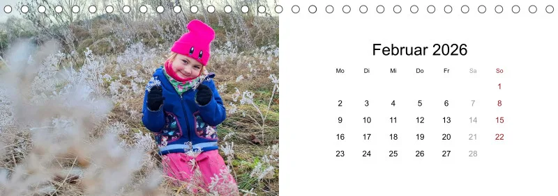 Tischkalender 2026