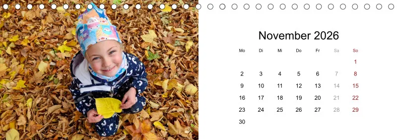 Tischkalender 2026