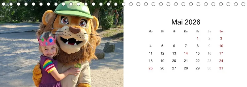 Tischkalender 2026