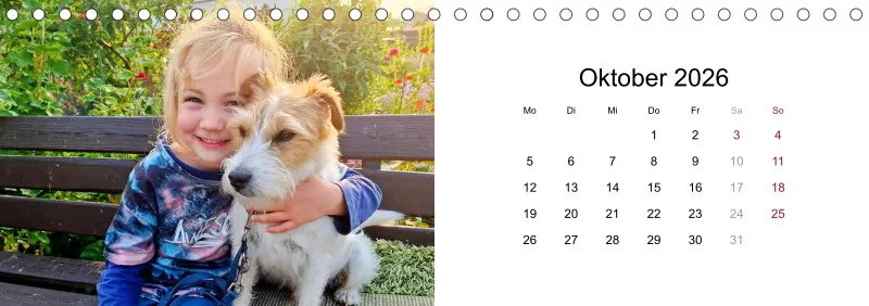 Tischkalender 2026