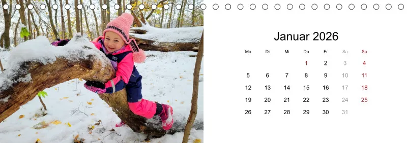 Tischkalender 2026