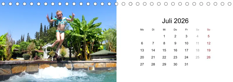 Tischkalender 2026