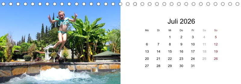 Tischkalender 2026
