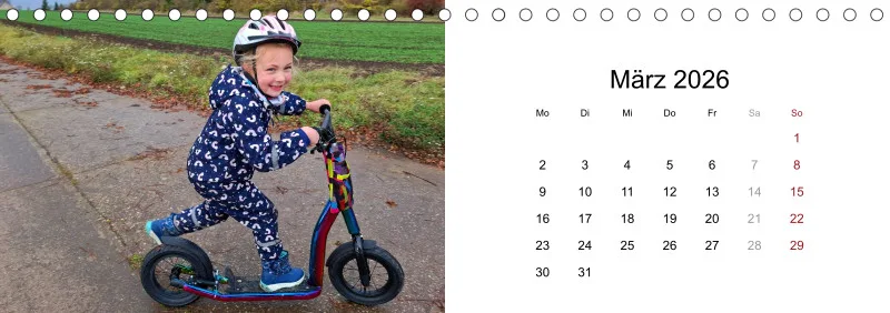 Tischkalender 2026