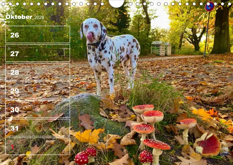 Hunde-Wochenkalender 2026 A4