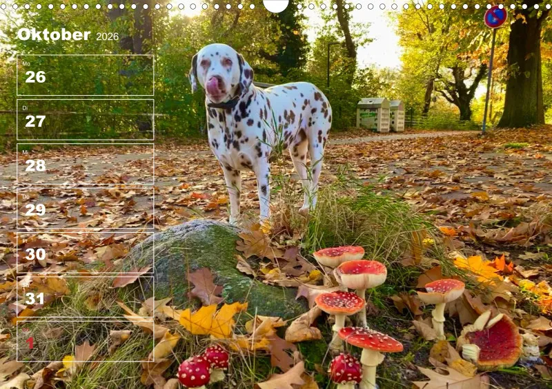 Hunde-Wochenkalender 2026 A3