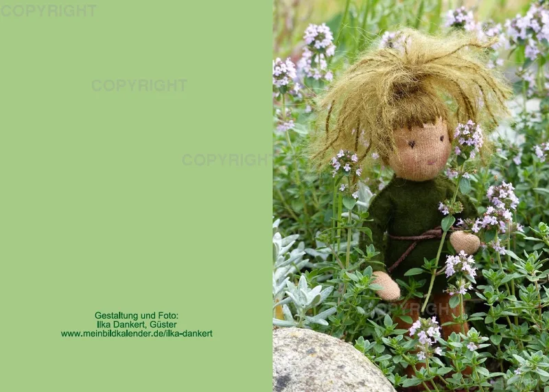 Klappkarte / Thymian hilft