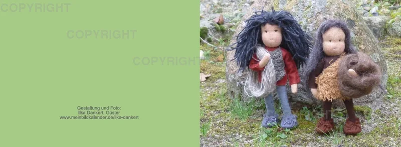 Klappkarte / durch Dick und Dünn