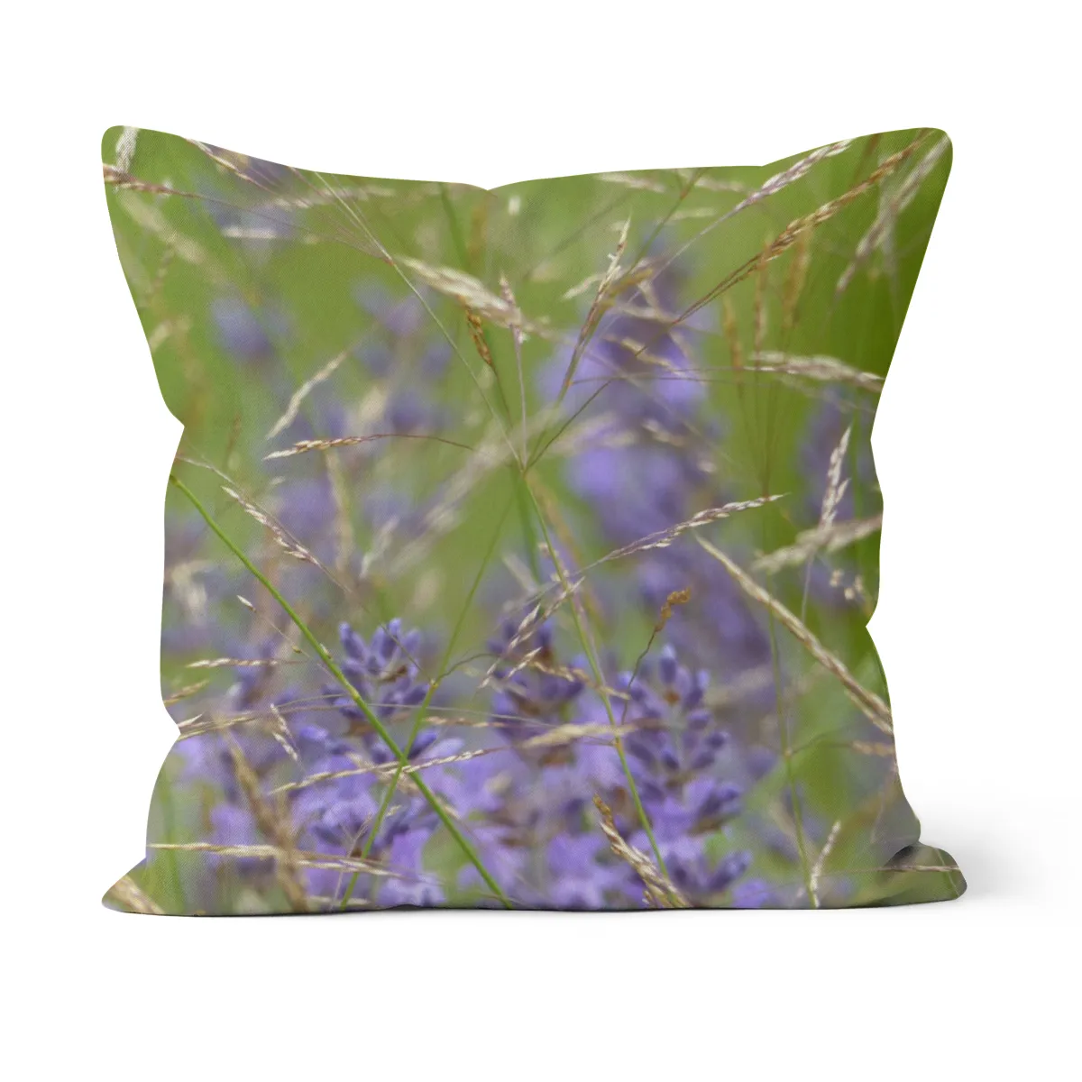 Kissen: Gräser und Lavendel