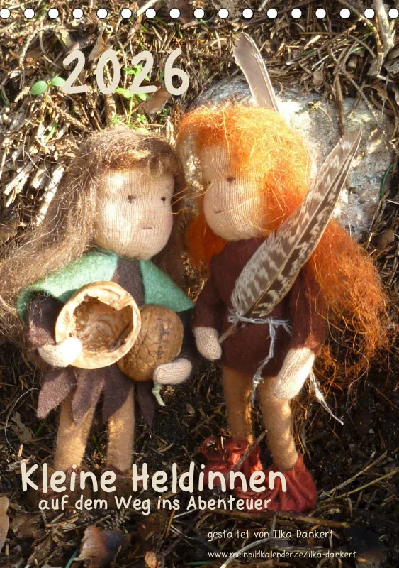Tischkalender: Kleine Heldinnen