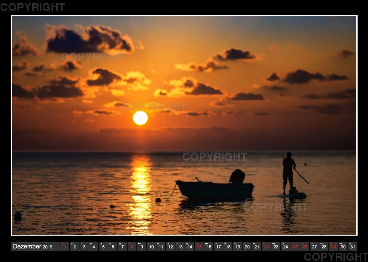 Inselnauten Malediven Kalender 2019