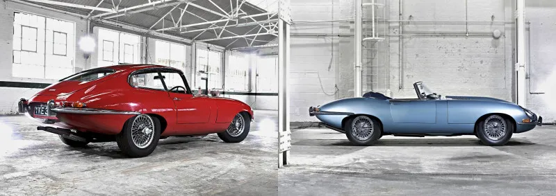 Klappkarte Jaguar E Type