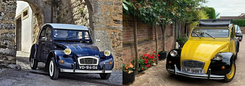 Klappkarte Citroen 2 CV