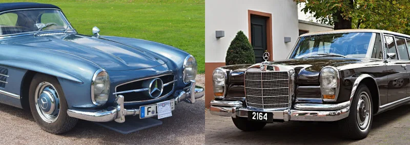 Klappkarte Mercedes Benz