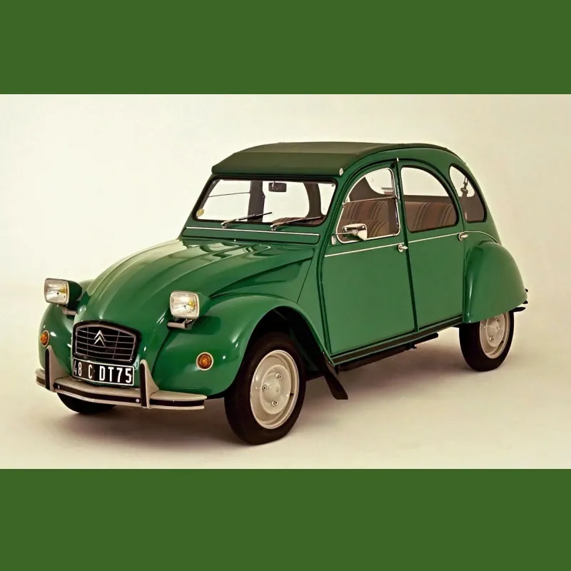 Citroen 2 CV in green