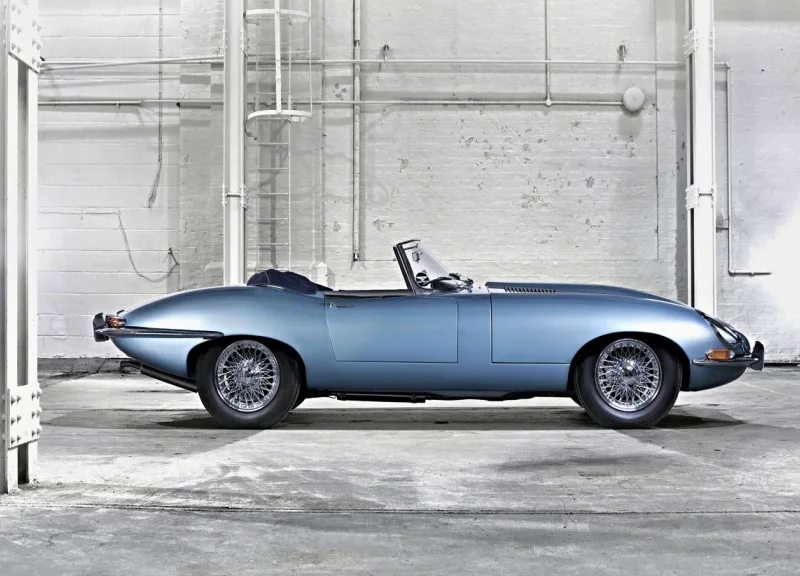 Grusskarte Jaguar E-Type