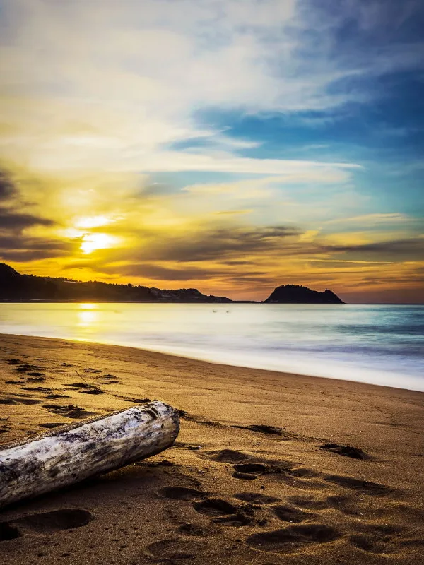 Colorful beach