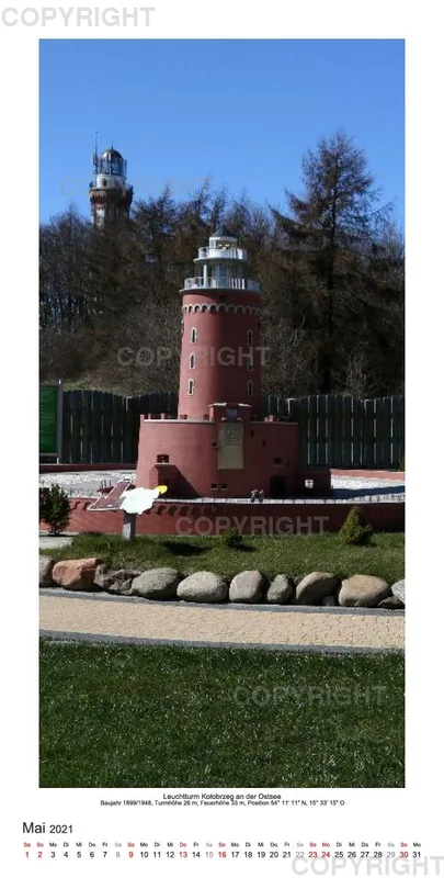 Miniaturpark polnischer Leuchttürme 2021