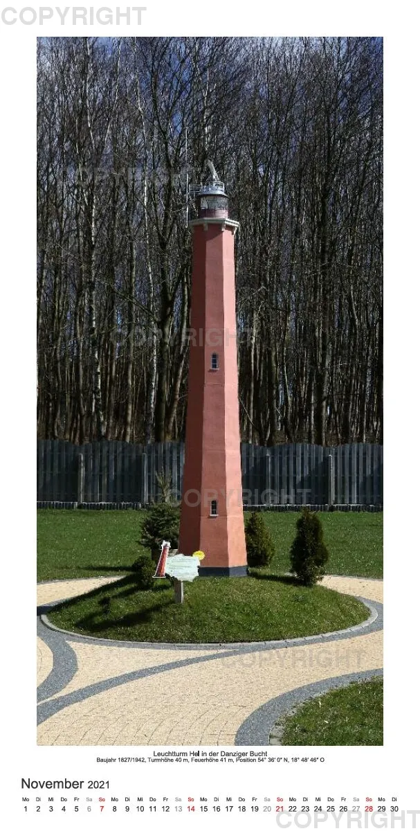 Miniaturpark polnischer Leuchttürme 2021