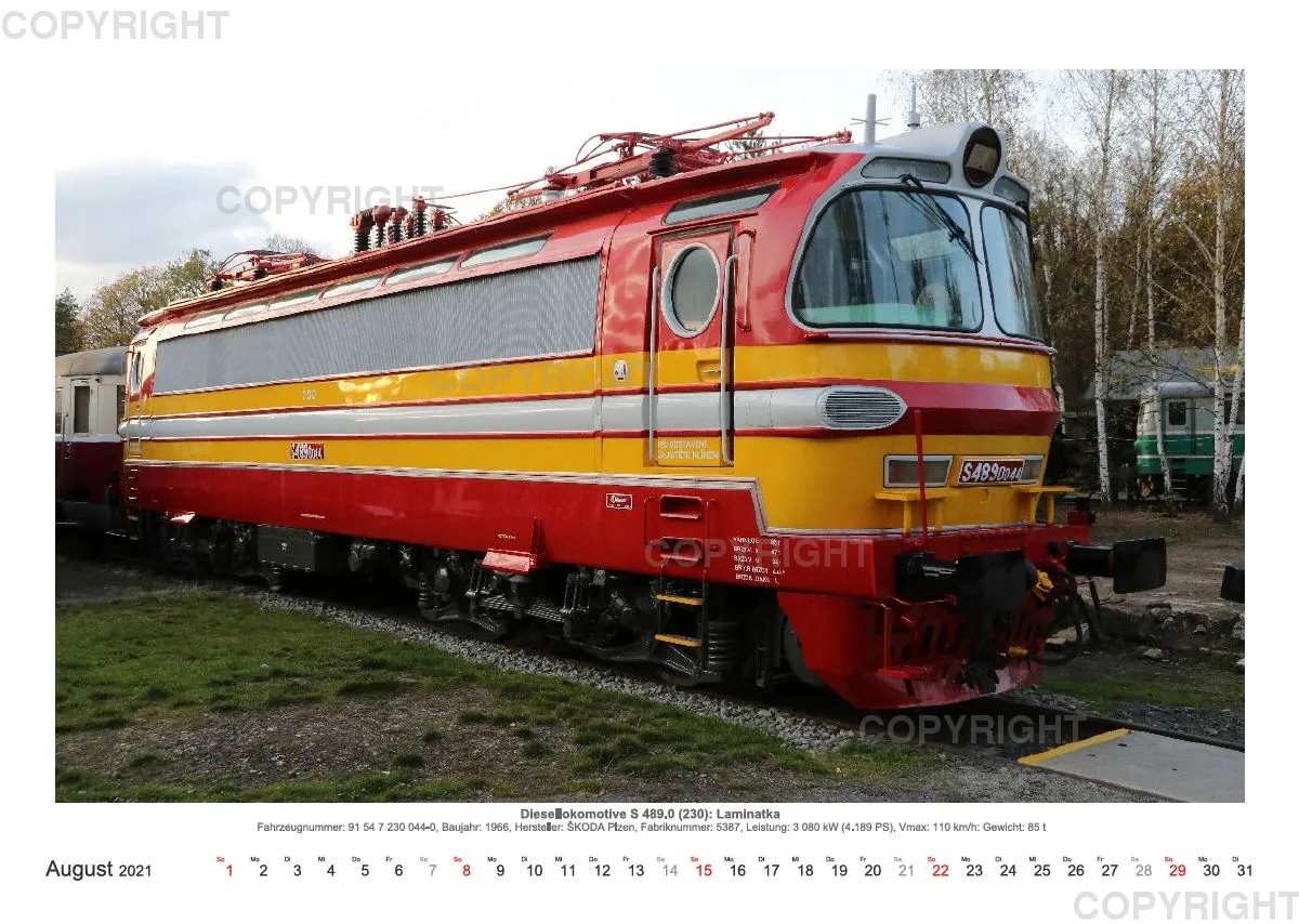 Lokomotiven in Tschechien 2021 (v1)