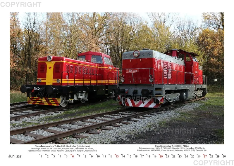 Lokomotiven in Tschechien 2021 (v1)
