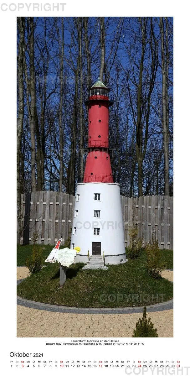 Miniaturpark polnischer Leuchttürme 2021