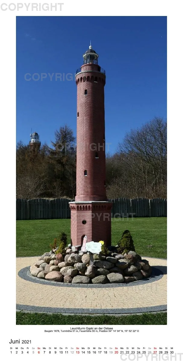 Miniaturpark polnischer Leuchttürme 2021