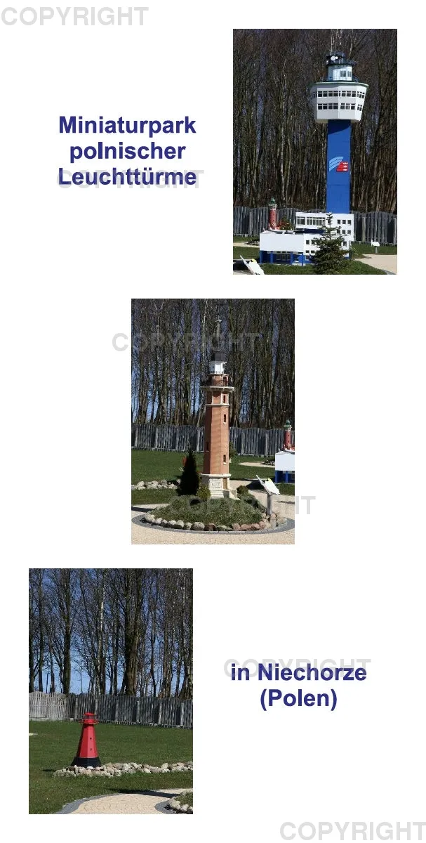 Miniaturpark polnischer Leuchttürme 2021