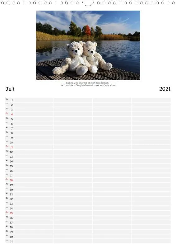 Zwei Bären in der Natur 2021