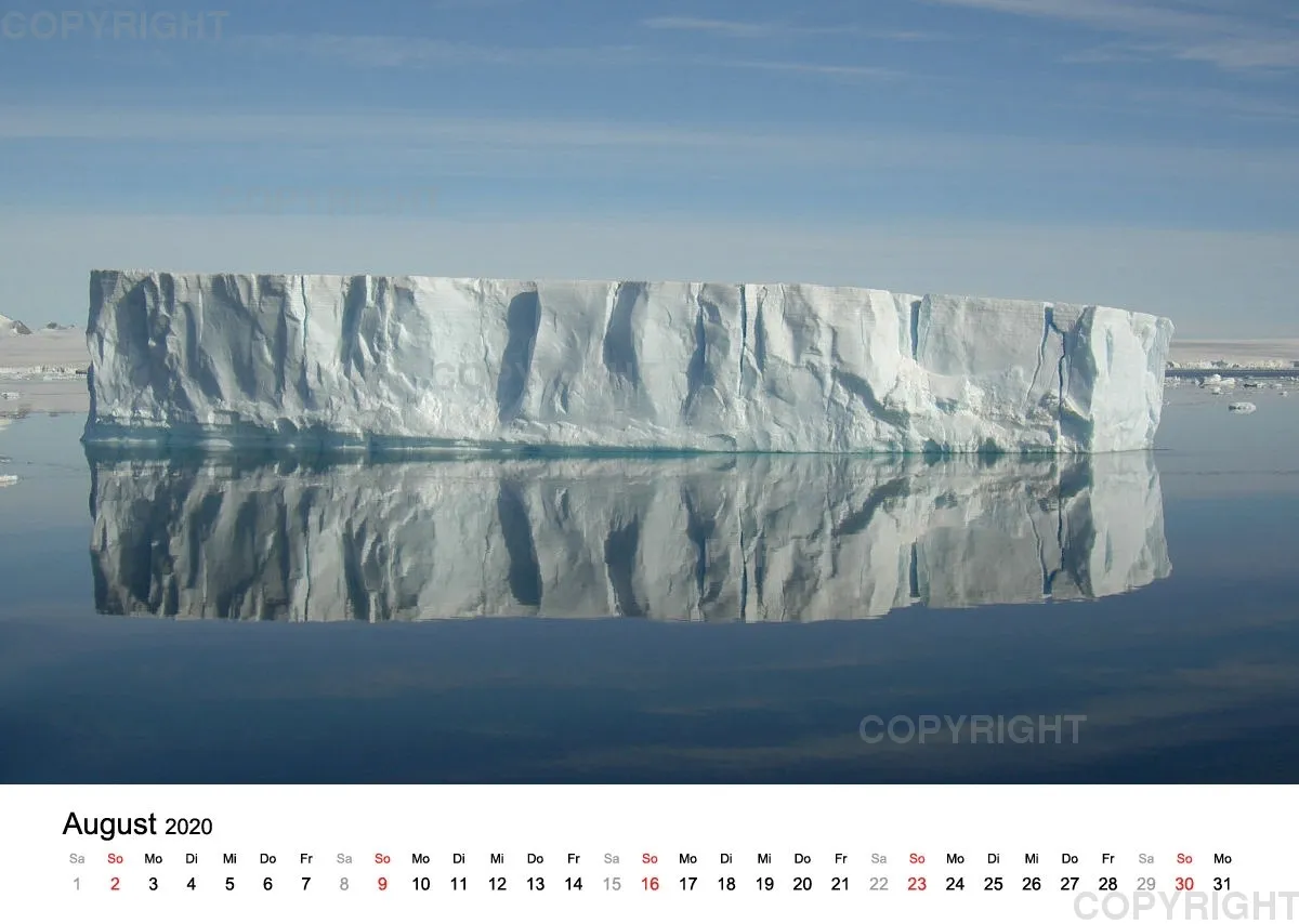 Antarktis Kalender 2020