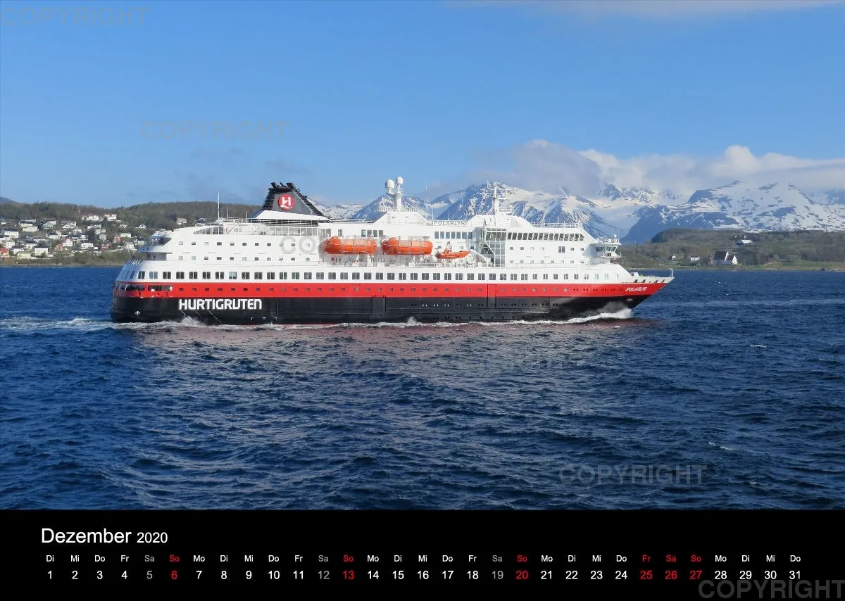 Hurtigruten Kalender 2020