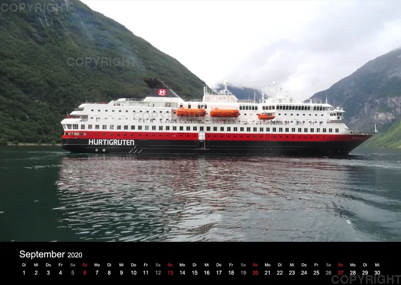 Hurtigruten Kalender 2020