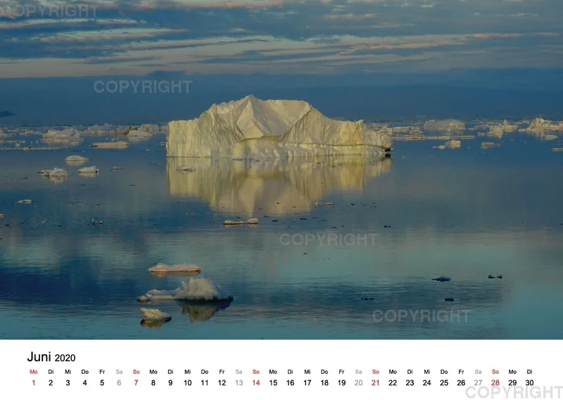 Antarktis Kalender 2020