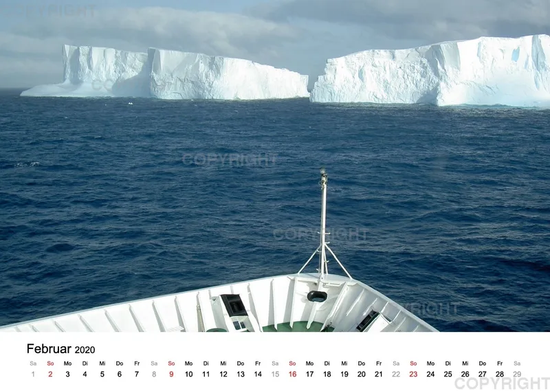 Antarktis Kalender 2020