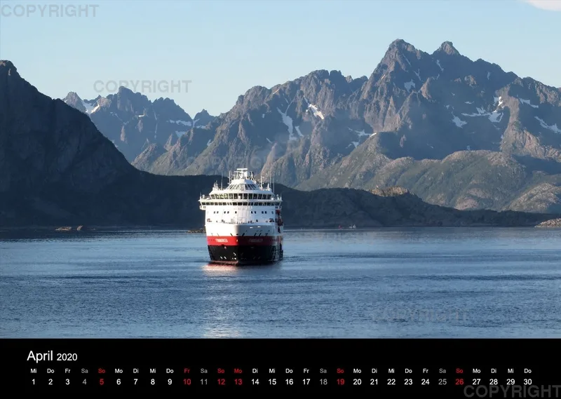 Hurtigruten Kalender 2020