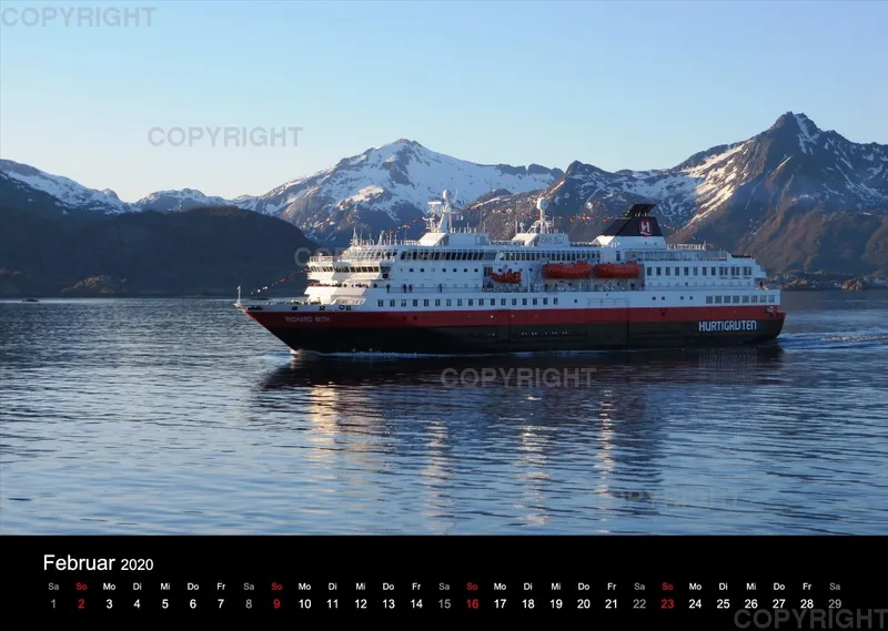 Hurtigruten Kalender 2020