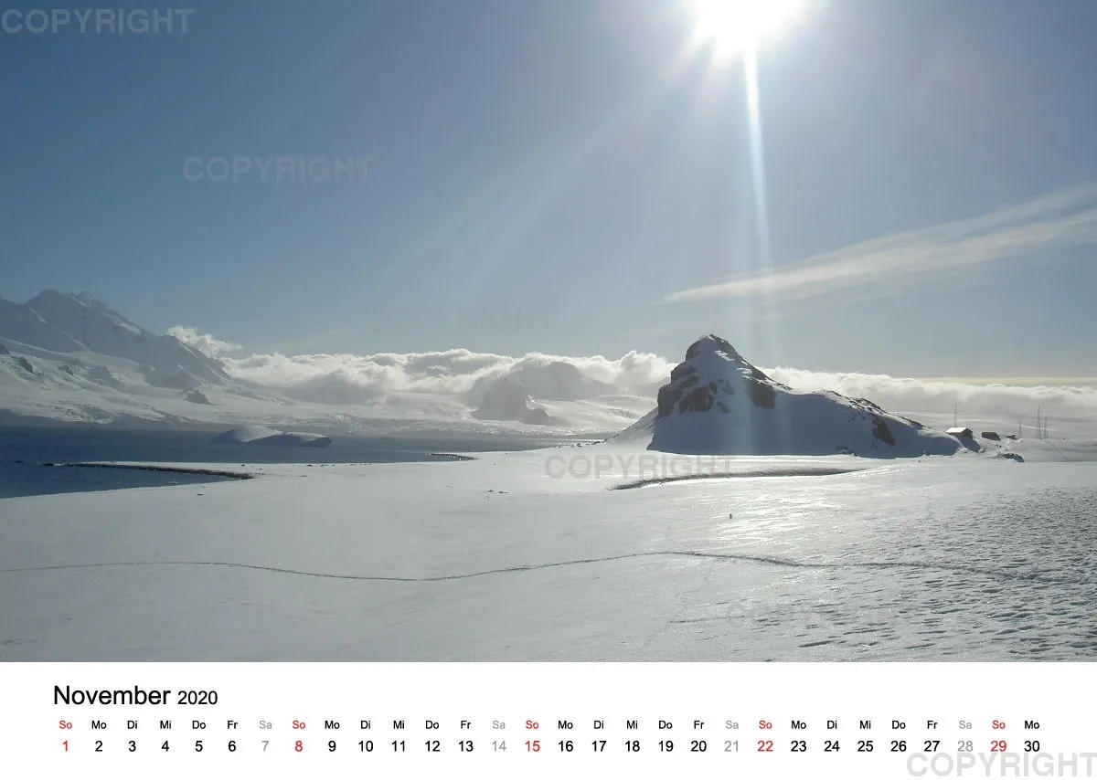Antarktis Kalender 2020