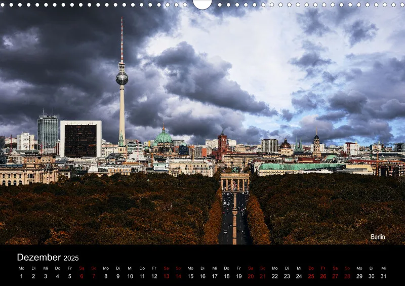 Berlin - Kalender 2025