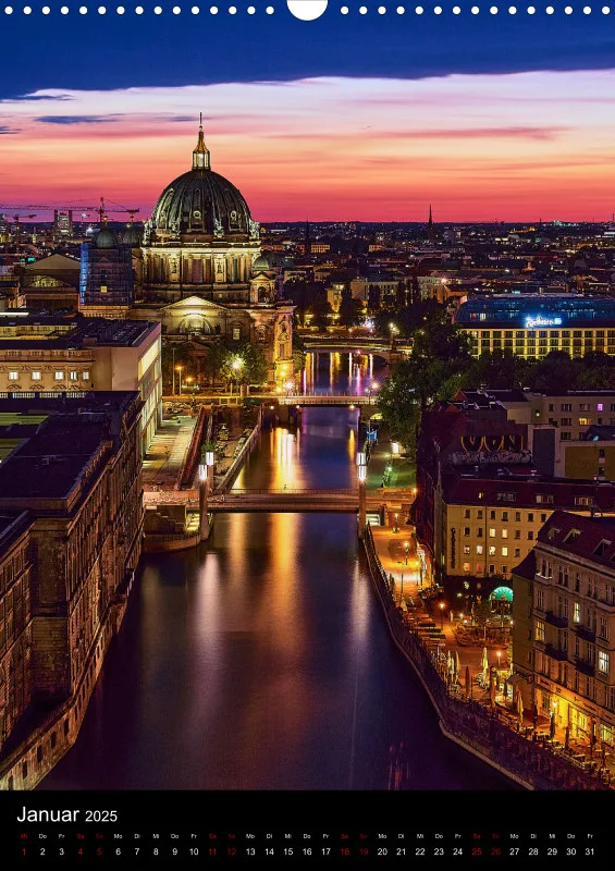 Berlin - Kalender 2025 Hochformat