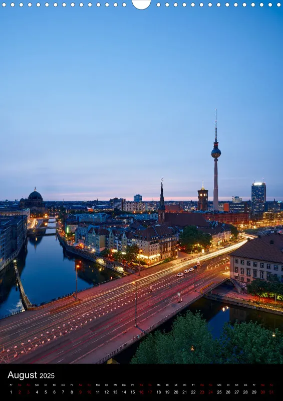 Berlin - Kalender 2025 Hochformat