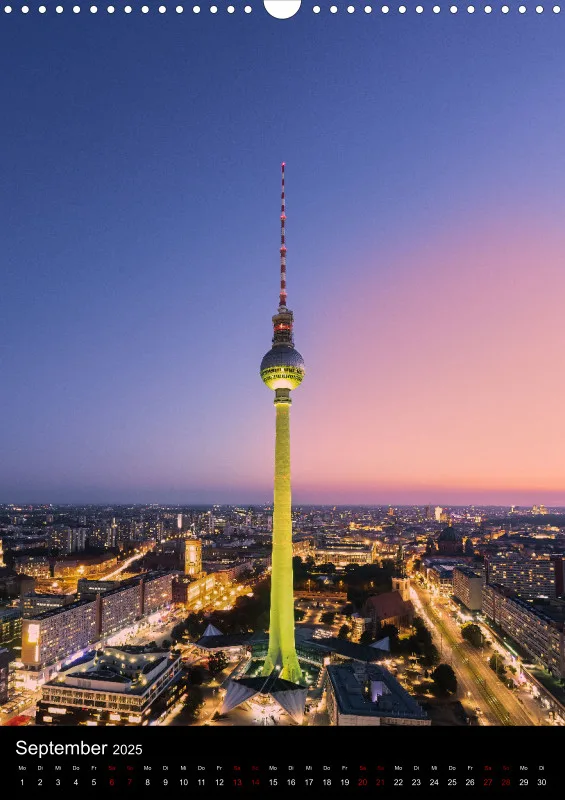 Berlin - Kalender 2025 Hochformat