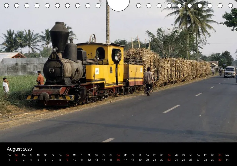 Zuckerrohrbahnen I (Indonesien)