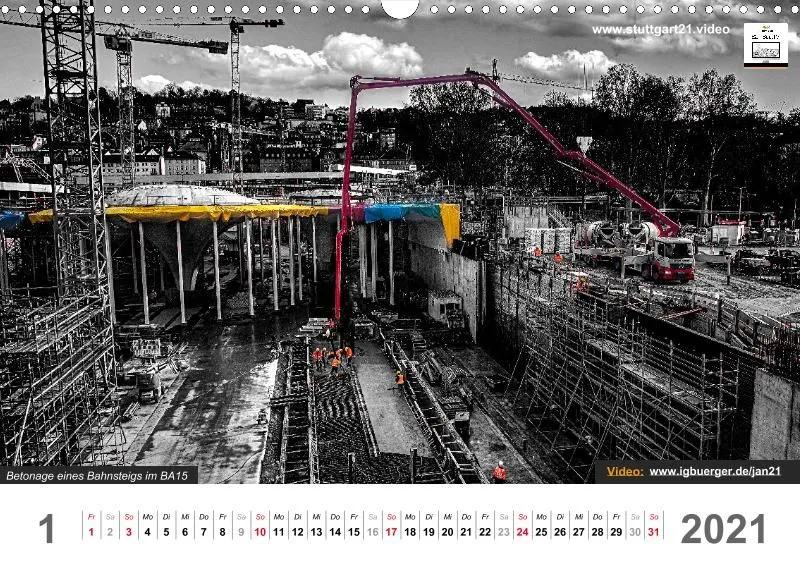 Stuttgart 21 Videokalender 2021