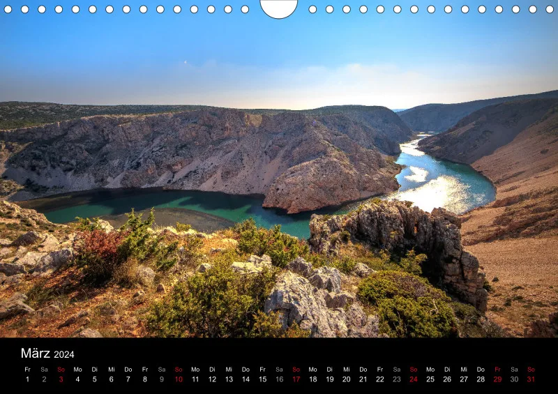 Fotokalender Kroatien 2024 A4