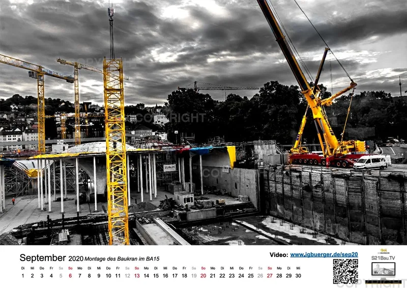 Stuttgart 21 Videokalender A3 Feb 2020-Feb 2021