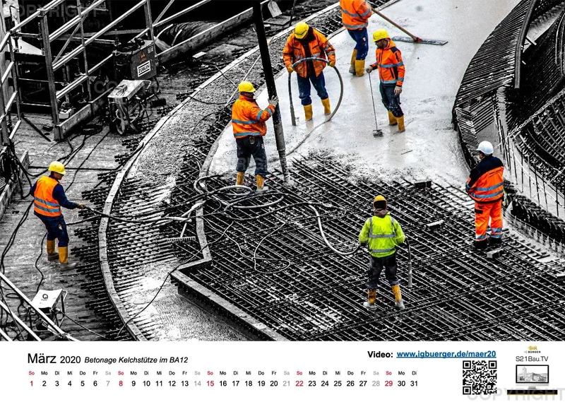 Stuttgart 21 Videokalender A3 Feb 2020-Feb 2021